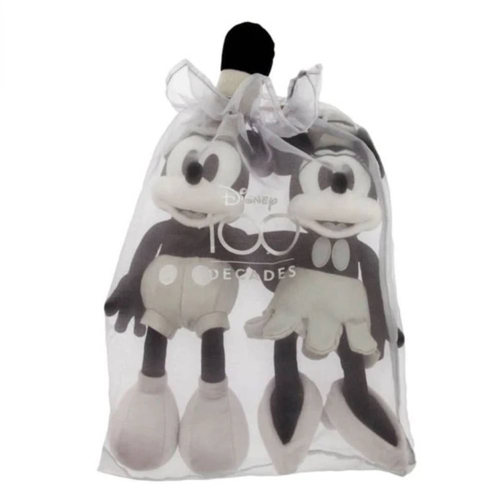 Mickey and Minnie Steamboat Willie Plush 100s Decade 20s Collection - Picture 2 of 8